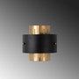 Opviq Lámpara de Pared Noctra - 15351 Dorado y Negro